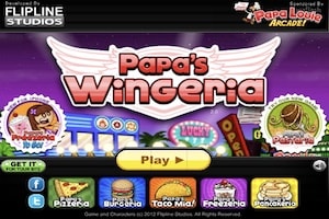 Jogo Papa's Wingeria no Jogos 360