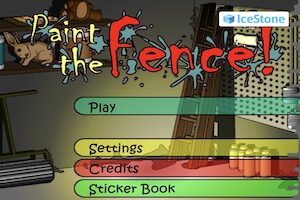 paint the fence