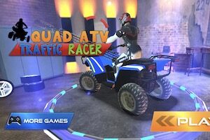 quad atv traffic racer