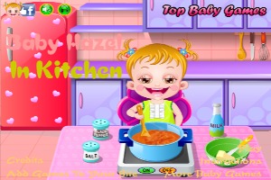 Baby-Hazel-In-Kitchen