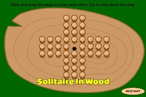 Solitaire-In-Wood