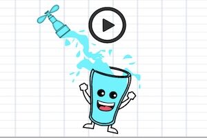 happy glass drawing