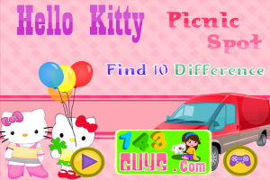 Hello-Kitty-Picnic-Spot-Find-10-Difference