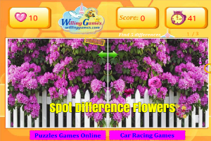 Spot-Difference-Flowers