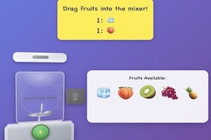 Fruit Mixer Counting Game